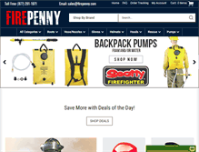 Tablet Screenshot of firepenny.com